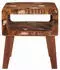 vidaXL Beistelltisch Recyceltes Massivholz Mehrfarbig 40x32x46cm (4104552)