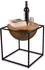 Mirrors and More Celli Beistelltisch Holz/Metall, braun/schwarz (58224512-0)
