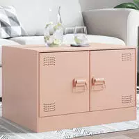 vidaXL Couchtisch Schwarz 67x50x44 cm Stahl