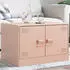 vidaXL Couchtisch Stahl Schwarz 67x50x44cm (841727)