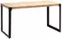 Wohnling Esstisch 120x60x76cm Akazie Massivholz Metallbeine Industrial (WL7.046)