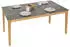 MCW Esstisch M55 Massivholz Marmor-Optik 135x80cm (MCW-M55)