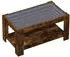 vidaXL Couchtisch mit LED, Weiß, 93x53x45cm, Holzwerkstoff