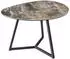 Riess-Ambiente Marvelous Couchtisch 70cm Keramik Marmor-Optik Taupe/Schwarz (42143)