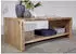Massivmoebel24 Pure Acacia Couchtisch Akazie Massivholz 120x70x45cm natur lackiert (09-200-886-3008)