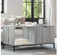vidaXL Couchtisch Graues Sonoma 90 x 49 x 46 cm Holzwerkstoff