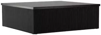 Venture Home Lenox Couchtisch Holzwerkstoff schwarz, rechteckig, 90x90x30cm (002615028002)