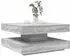 vidaXL Couchtisch 360° drehbar Grau Sonoma 70x70x34,5cm (858484)