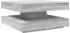 vidaXL Couchtisch 360° drehbar Grau Sonoma 70x70x34,5cm (858484)