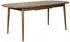 Zuiver Twist Ausziehbarer Esstisch 185–240x90cm Walnuss Furnier (2100174)