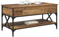 vidaXL Couchtisch Altholz 100 x 50 x 50 cm Holzwerkstoff