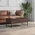 vidaXL Couchtisch Holzwerkstoff & Metall 100x50x40cm Braun Eichen-Optik (845380)