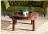 Massivmoebel24 Oxford Couchtisch rund Akazie massiv 90x90x45cm nougat lackiert (09-200-620-0130)