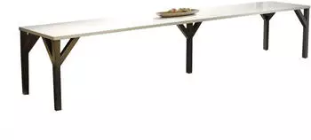 Endo-Möbel DUNAJ 130-405cm Weiß (800000711708)