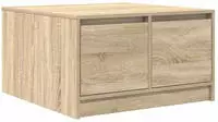 vidaXL Couchtisch mit Schubladen Sonoma-Eiche 70,5x70x40 cm