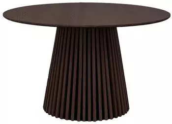 ebuy24 Osaka Esstisch &Oslash;120cm Holz ger&auml;uchert (46-2203011)
