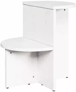 vidaXL Beistelltisch Massivkiefer Wei&szlig; 50x40x50cm (873527)