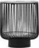 Mirrors and More Beistelltisch PATTY rund, Schwarz/Silber, 46cm (PATTY)