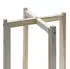 Spetebo Beistelltisch rund Holz, Tablett-Design, weiß, 30cm (46382)