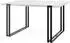 WFL GROUP Marco Esstisch ausziehbar, Marmoroptik Weiß, Metallbeine 160–260cm (44104693)