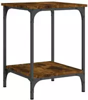 vidaXL Couchtisch R&auml;uchereiche 40x40x55 cm Holzwerkstoff