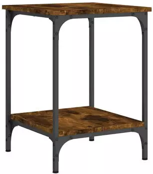 vidaXL Couchtisch Rauchige Eiche 40x40x55cm Holzwerkstoff (832825)