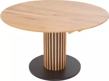 Niehoff Circus Esstisch Charakter-Eiche massiv, &Oslash;130x76cm