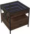 vidaXL Couchtisch mit Infinity-LED, Räuchereiche, 50x50x51cm (847714)