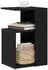 vidaXL Beistelltisch Schwarz Eichen-Optik 36x30x56cm (862630)