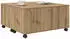 vidaXL Couchtisch Artisan-Eiche 75x75x38cm Holzwerkstoff