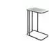 HAKU GAYA Beistelltisch Metall schwarz/silber 46x62x29cm