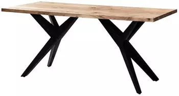 Wohnling Esstisch Loft 180x90x76cm Akazienholz Metallbeine (WL7.225)