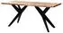 Wohnling Esstisch Loft 180x90x76cm Akazienholz Metallbeine (WL7.225)
