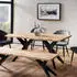 Wohnling Esstisch Loft 180x90x76cm Akazienholz Metallbeine (WL7.225)