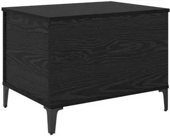 vidaXL Couchtisch Schwarz Eichen-Optik 60x44,5x45cm Holzwerkstoff (881173)