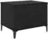 vidaXL Couchtisch Schwarz Eichen-Optik 60x44,5x45cm Holzwerkstoff (881173)