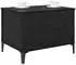 vidaXL Couchtisch Schwarz Eichen-Optik 60x44,5x45cm Holzwerkstoff (881173)