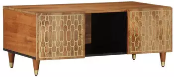 vidaXL Couchtisch Massivholz Mango 100x54x40cm (358296)