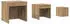 vidaXL Satztische 3 Stk. Holzwerkstoff Artisan-Eiche (856687)