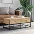 vidaXL Couchtisch Braun Eichen-Optik 100x51x40cm Holzwerkstoff (833974)