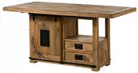 Esstisch Mango 160x80x76 Natur Lackiert Railway 113