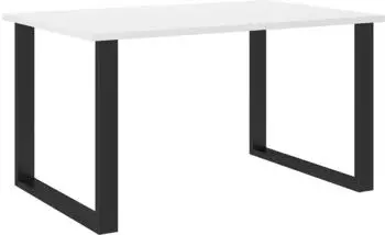 Mirjan24 Imperial Esstisch 138x90cm Holzimitation Metallbeine Loft-Stil
