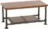 MCW Couchtisch MCW-N27 Industrial Massivholz Metall 48x100x50cm, braun (93517)