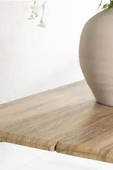 Venture Home Damon Esstisch MDF Furnier Whitewash 200&times;90cm