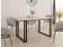 WFL GROUP Marco Esstisch ausziehbar Loft-Stil Metallbeine Sonoma Eiche 140–240cm