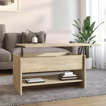 vidaXL Couchtisch Sonoma-Eiche 80x50x40cm Holzwerkstoff (809659)