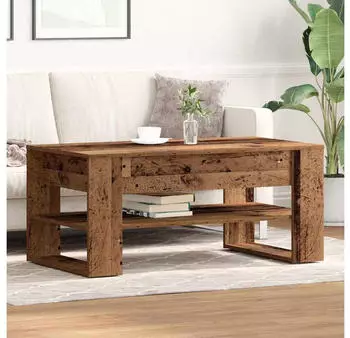 vidaXL Couchtisch Altholz 102x55x45cm (862727)