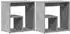 vidaXL Beistelltische 2er-Set Betongrau 50x30x50cm Holzwerkstoff (840562)