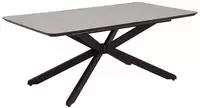 HELA Esstisch "ANCONA" 1 Stk. tlg. Synchronauszug, Butterflyfunktion, X-Gestell,