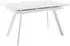 MCA Furniture Parenzo Auszugtisch 140–180cm Keramik Natursteinoptik weiß marmoriert
